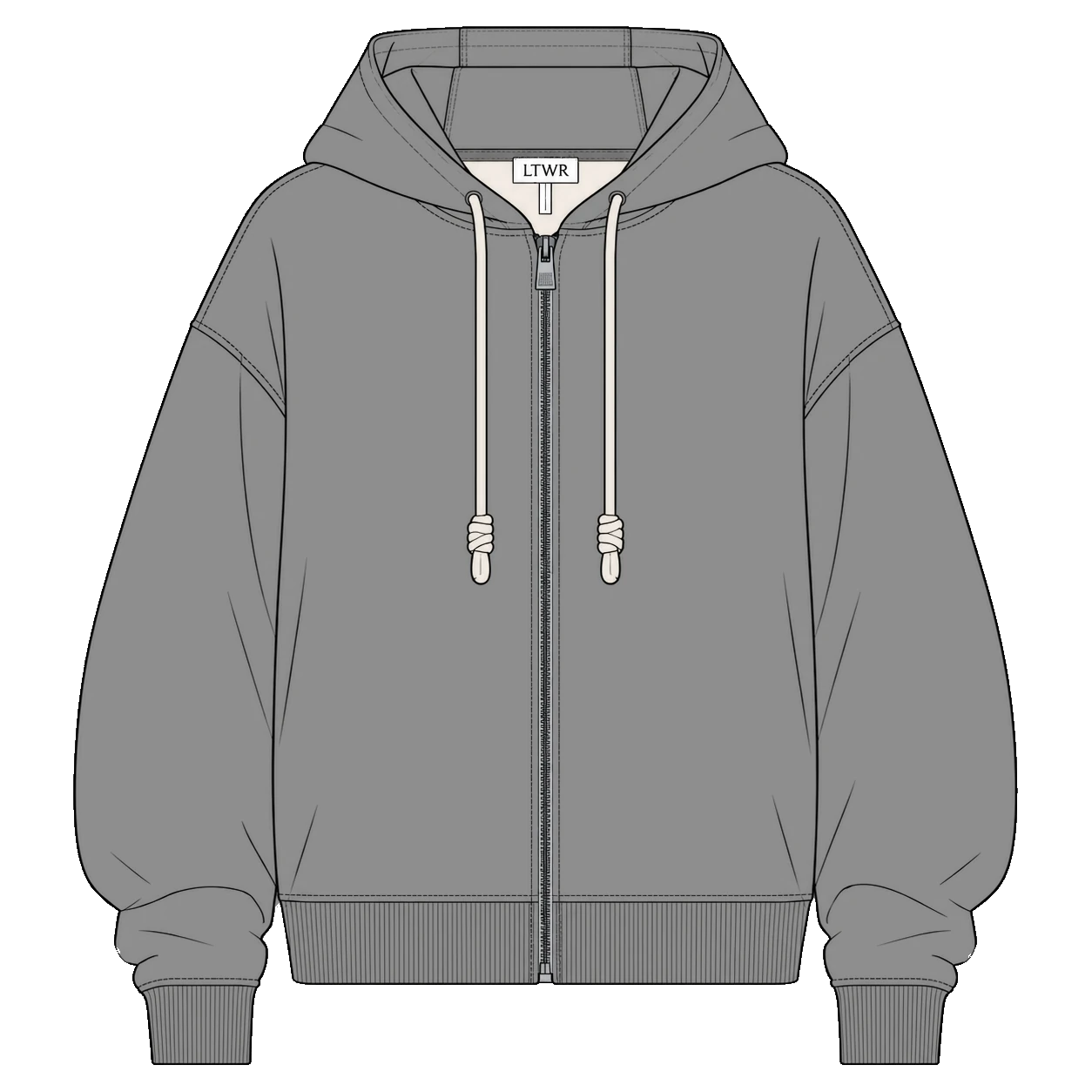 Gray hoodie colorway